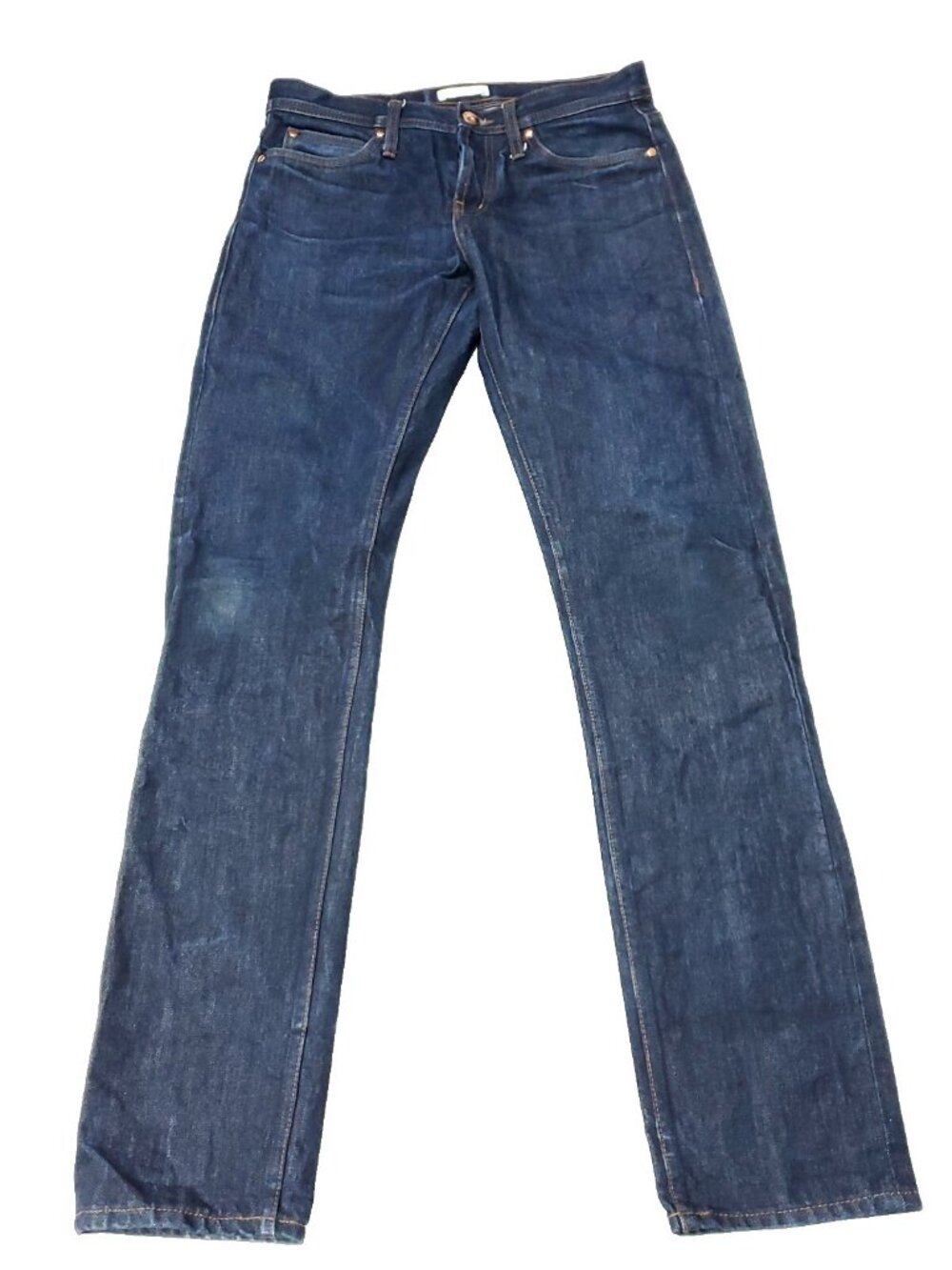 Unbranded UB101 Skinny Jeans Mens 32x34 Tag 14.5 Oz Selvedge Button Fly y2k